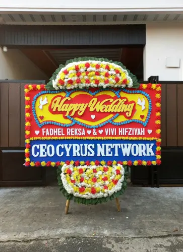 Papan Bunga Pernikahan cipondoh makmur